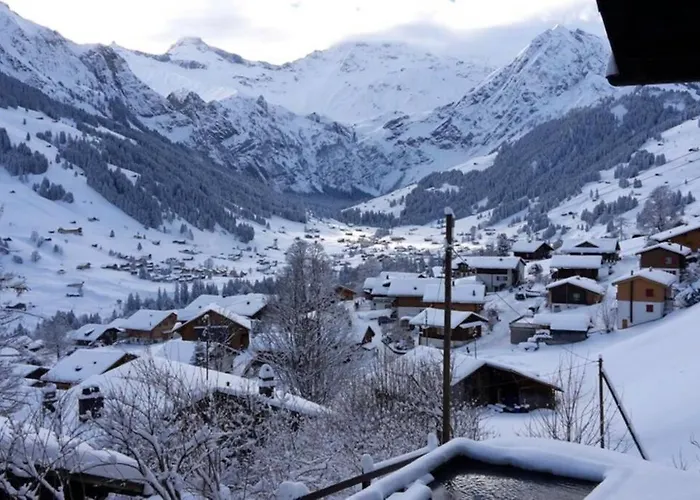 Sonnenheim Mit Atemberaubender Aussicht Adelboden