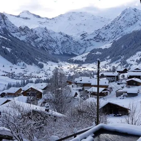 Sonnenheim Mit Atemberaubender Aussicht Adelboden